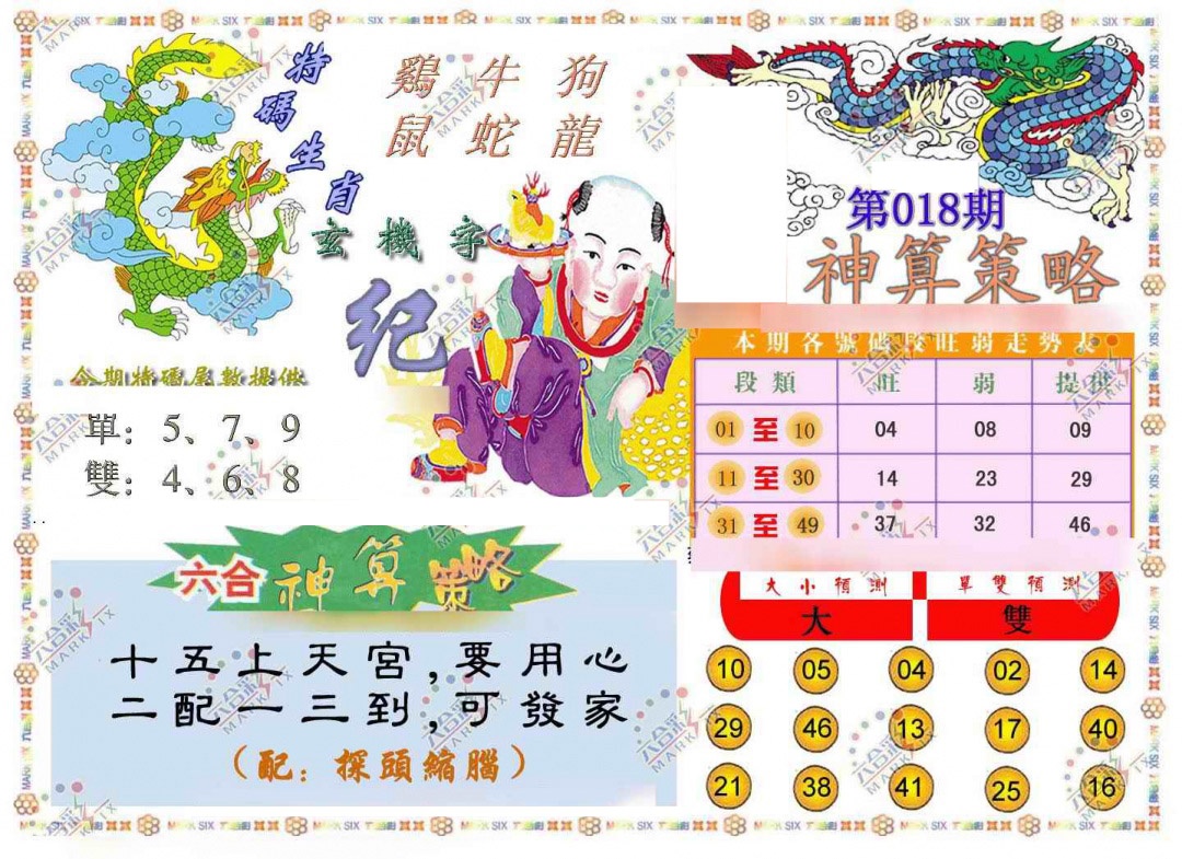 018期神算策略[图]