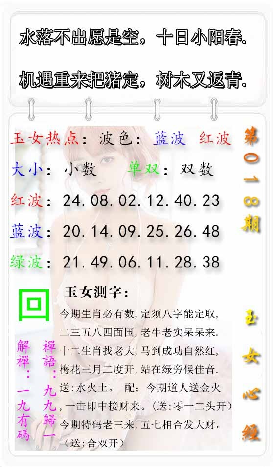 018期玉女心经报[图]