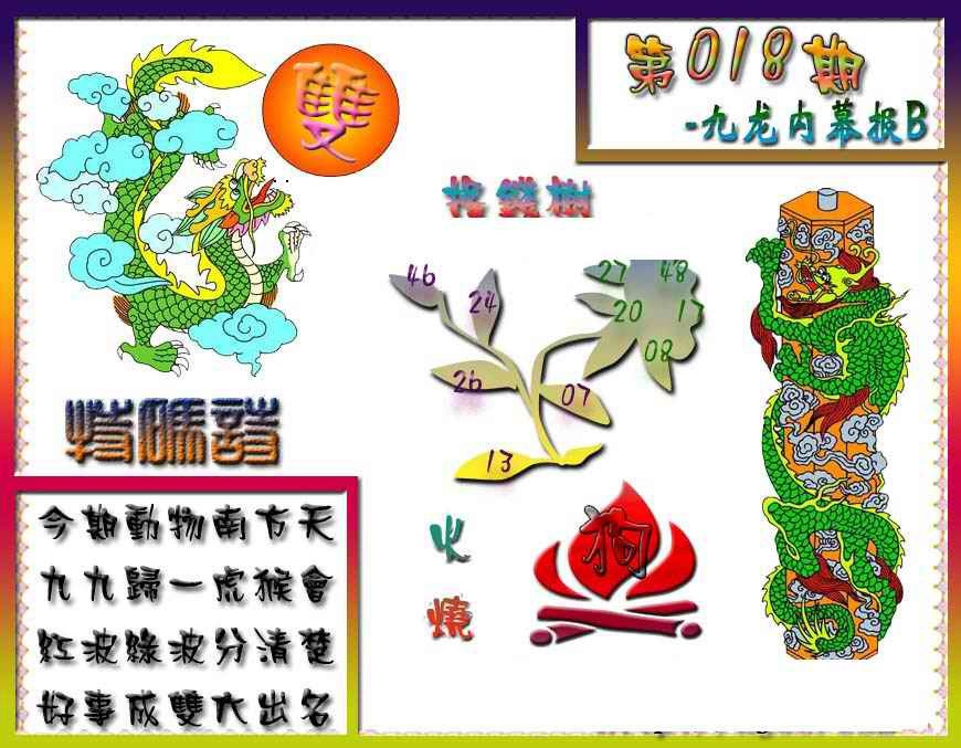 018期九龙内幕特肖图a[图]