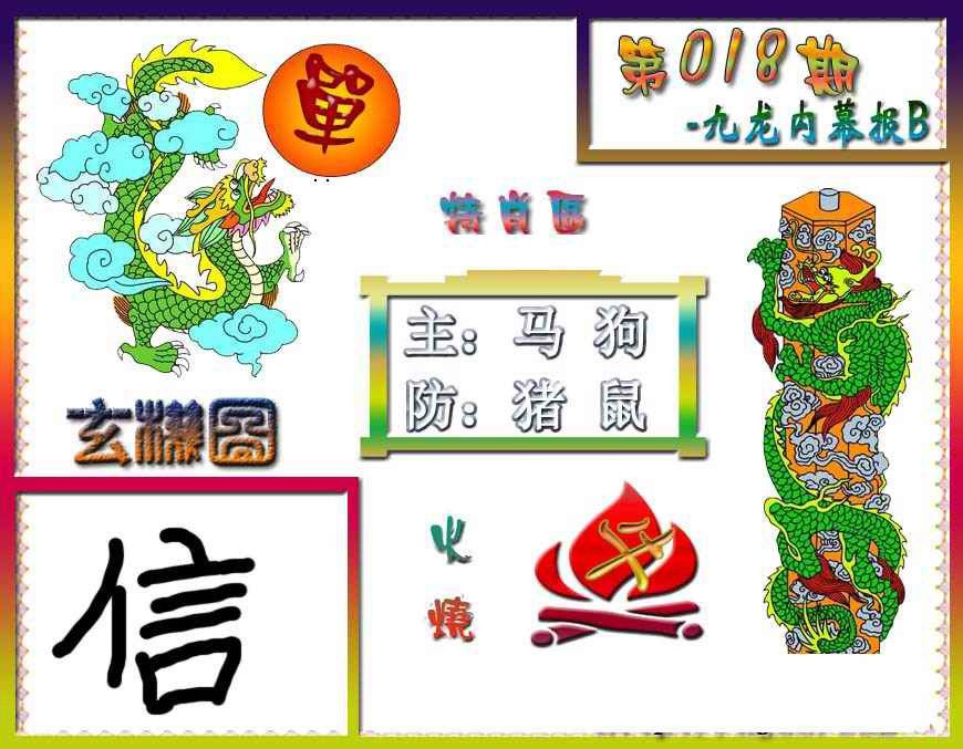 018期九龙内幕特肖图B[图]