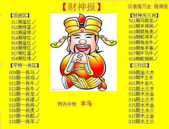 018期黄色财神报[图]